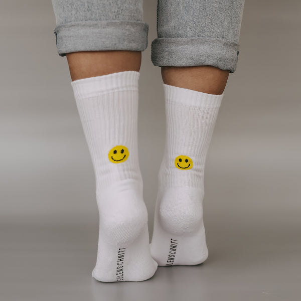 Sokken | smiley geel