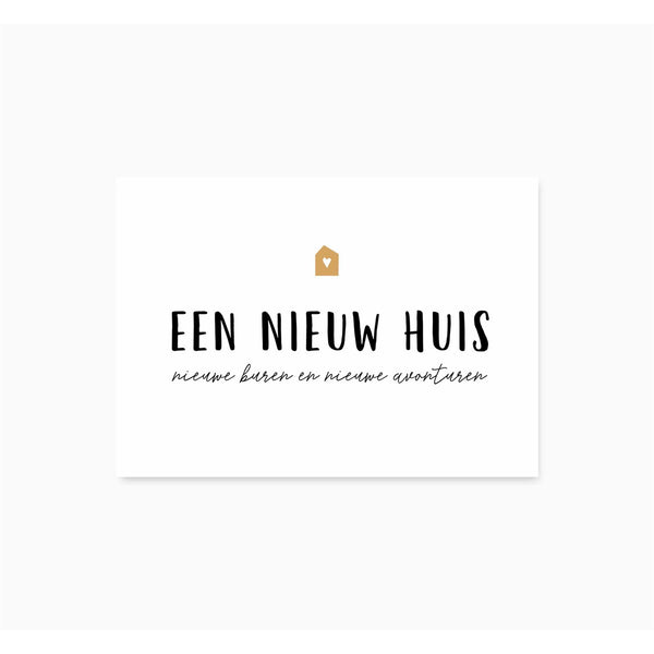 Kaart nieuw huis